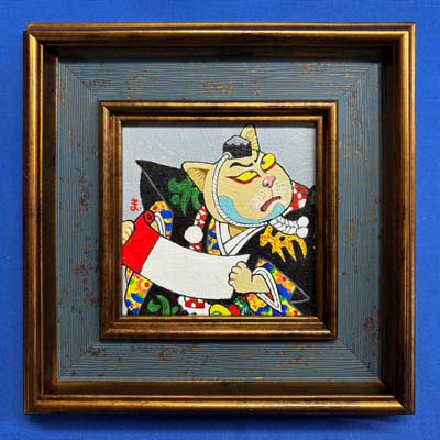 10cmアクリル画　No.76