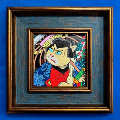 10cmアクリル画　No.77