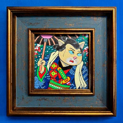 10cmアクリル画　No.78