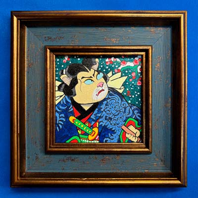 10cmアクリル画　No.80