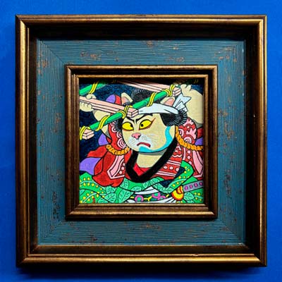 10cmアクリル画　No.91